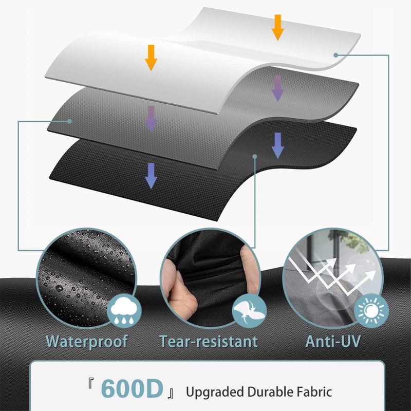 SHINESTAR Griddle Cover for Blackstone 22 Inch 17 Inch Griddle, Royal Gourmet PD1301S / PD1202R and More Table Top Griddles, Heavy Duty& Waterproof - Image 3